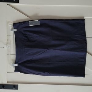 Indigo Wash pencil skirt